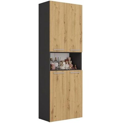 TOPESHOP Moby Badezimmermöbel - Modern, 2 Körbe, 174x60x30 - Europäische Qualität TOPESHOP Moby Badezimmermöbel - Modern, 2 Körbe, 174x60x30 - Europäische Qualität