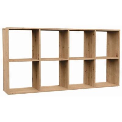 Estantería modular Marion de Hucoco - 8 cubos - 147x30x75cm Estantería modular Marion de Hucoco - 8 cubos - 147x30x75cm