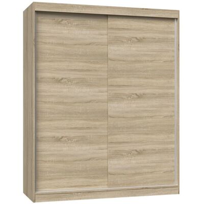 TOPESHOP PAOLO - Armario con 2 puertas correderas - 160cm de ancho - Armario de habitación TOPESHOP PAOLO - Armario con 2 puertas correderas - 160cm de ancho - Armario de habitación