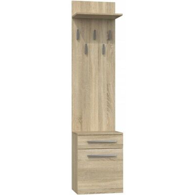 TOPESHOP Vioni - Kleiderschrank mit Haken - Moderner Stil - 50cm TOPESHOP Vioni - Kleiderschrank mit Haken - Moderner Stil - 50cm