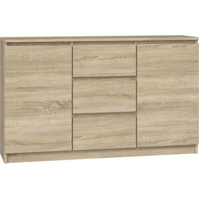 HUCOCO Cazar Modèle 75x120x30 - Commode - Publicité HUCOCO Cazar Modèle 75x120x30 - Commode - Publicité