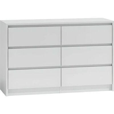 TOPESHOP Iris 120 - Cómoda moderna de 6 cajones - 120x40x75cm TOPESHOP Iris 120 - Cómoda moderna de 6 cajones - 120x40x75cm