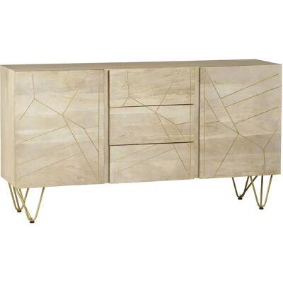 Unknown - Light Gold Extra Large Sideboard Unknown - Light Gold Extra Large Sideboard