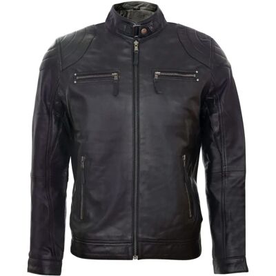 Blouson en cuir noir Infinity Leather - M - Publicité Blouson en cuir noir Infinity Leather - M - Publicité