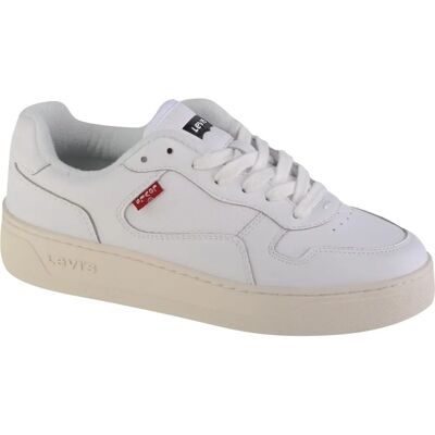 Levi's Weiße Leder-Sneakers - Lässige Damenschuhe Levi's Weiße Leder-Sneakers - Lässige Damenschuhe