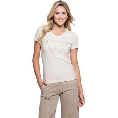 Guess W5RI21J1314G012 Camiseta Salmón - Mujer Guess W5RI21J1314G012 Camiseta Salmón - Mujer