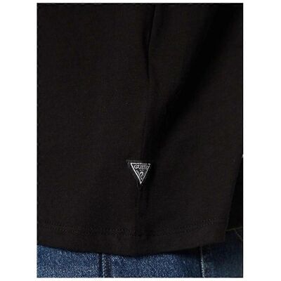 Guess M5RI43K9RM1JBLK Czarna Damska Koszulka - T-Shirt Guess M5RI43K9RM1JBLK Czarna Damska Koszulka - T-Shirt