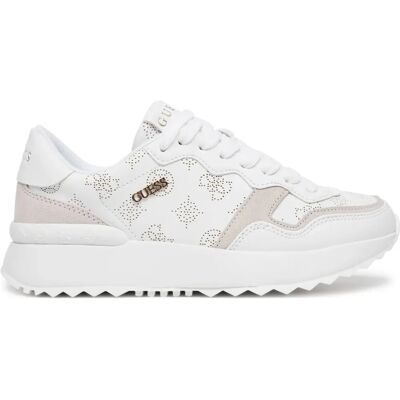 Guess - FLPVI3LEL12 - Biały - Skóra - Sneakersy Guess - FLPVI3LEL12 - Biały - Skóra - Sneakersy