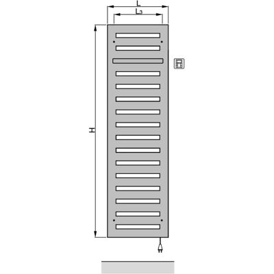 Zehnder Light Jeans Elektrischer Radiator - Elektrischer Heizkörper Zehnder Light Jeans Elektrischer Radiator - Elektrischer Heizkörper