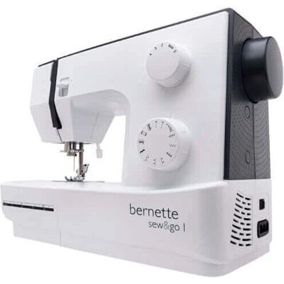bernette Sew&Go 1 - Noir, Blanc - Machine à coudre - Publicité bernette Sew&Go 1 - Noir, Blanc - Machine à coudre - Publicité