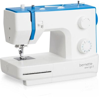 bernette SEW&GO5 - Kék, Fehér - Vasalógép bernette SEW&GO5 - Kék, Fehér - Vasalógép