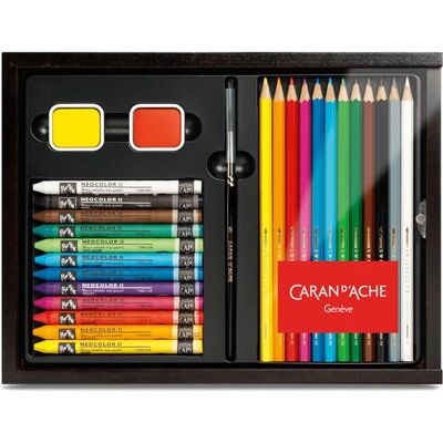 Caran d'Ache 3000.424 Pastell-Set - Wasserlösliche Wachsstifte & Buntstifte Caran d'Ache 3000.424 Pastell-Set - Wasserlösliche Wachsstifte & Buntstifte