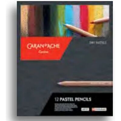 Zestaw 12 kredkek pastelowych Caran d'Ache 788.312 Zestaw 12 kredkek pastelowych Caran d'Ache 788.312