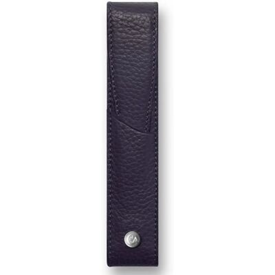 Caran d'Ache Léman Blue Leather Pen Case - Pen Type Caran d'Ache Léman Blue Leather Pen Case - Pen Type