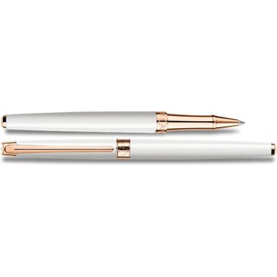 Caran d'Ache Leman Slim Weiß/Roségold - Kugelschreiber Caran d'Ache Leman Slim Weiß/Roségold - Kugelschreiber