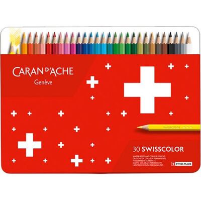Caran d'Ache Swisscolor Wasserfeste Buntstifte Set (30 Stück) Caran d'Ache Swisscolor Wasserfeste Buntstifte Set (30 Stück)