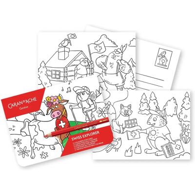 Caran d'Ache SWISS EXPLORER - Ritning och målning papper Caran d'Ache SWISS EXPLORER - Ritning och målning papper
