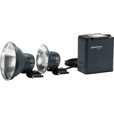 Elinchrom ELB 500 TTL Dual To Go - Set di flash da studio portatile Elinchrom ELB 500 TTL Dual To Go - Set di flash da studio portatile