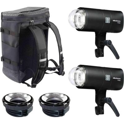 Kit Flashes Elinchrom THREE - Flash hors caméra - Publicité Kit Flashes Elinchrom THREE - Flash hors caméra - Publicité