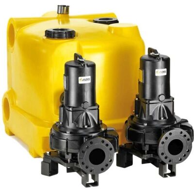 Jung Abwasserhebeanlage - Modell JP50127 1575/4 C5 HL - Doppelanlage Jung Abwasserhebeanlage - Modell JP50127 1575/4 C5 HL - Doppelanlage