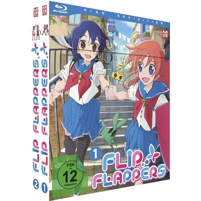 Crunchyroll Flip Flappers - Edizione completa - Bundle anime - Volumi 1-2 - Blu-ray Crunchyroll Flip Flappers - Edizione completa - Bundle anime - Volumi 1-2 - Blu-ray