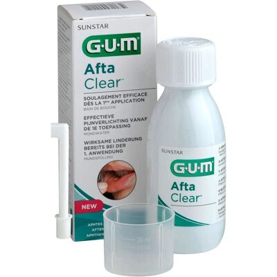 GUM Aftaclear Munnskyll - 120ml mot munnsår GUM Aftaclear Munnskyll - 120ml mot munnsår