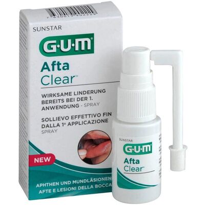 GUM AftaCLEAR Spray 15 ml - munnspray GUM AftaCLEAR Spray 15 ml - munnspray