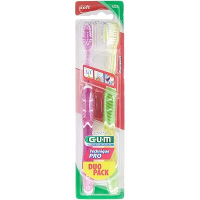 GUM Modelo 1525 - Cepillos Duo Suaves - Cepillo de dientes GUM Modelo 1525 - Cepillos Duo Suaves - Cepillo de dientes