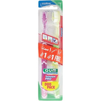 G.U.M Technique PRO DUO 1528 Zahnbürste - Zahnpflege G.U.M Technique PRO DUO 1528 Zahnbürste - Zahnpflege