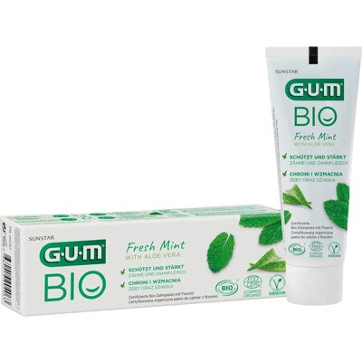GUM Bio Hammasharja Geeli Piparminttu 75ml - Hammasharja GUM Bio Hammasharja Geeli Piparminttu 75ml - Hammasharja