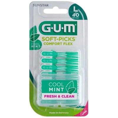 GUM Merkki Suuret Mentha Hammasvälitikut - 40 kpl GUM Merkki Suuret Mentha Hammasvälitikut - 40 kpl