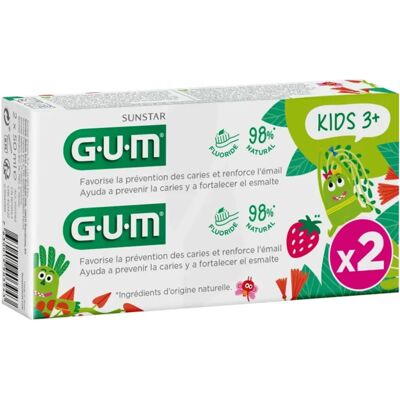 GUM Kids Pasta de Dientes con Flúor 2-6 Años - Pasta GUM Kids Pasta de Dientes con Flúor 2-6 Años - Pasta