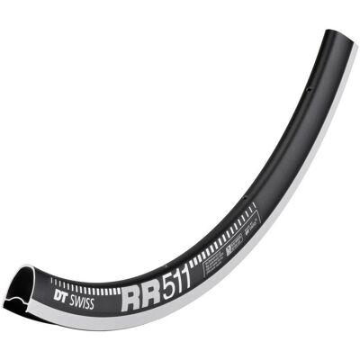 DT Swiss RR 511 700c Svart Cykelhjul - Växelfälg - 18mm DT Swiss RR 511 700c Svart Cykelhjul - Växelfälg - 18mm