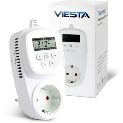 Termostato Viesta TH12 - Controllo della temperatura per riscaldatori elettrici Termostato Viesta TH12 - Controllo della temperatura per riscaldatori elettrici