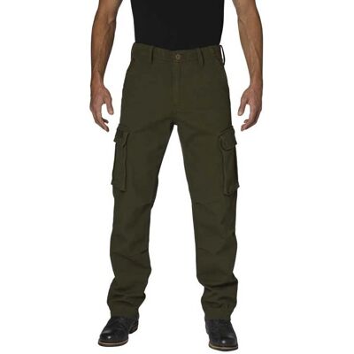 Pantaloni tessili moto Rokker Cargo - Verde, 34 Pantaloni tessili moto Rokker Cargo - Verde, 34