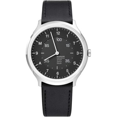Mondaine Helvetica Smartwatch - Men's Hybrid Swiss Made Mondaine Helvetica Smartwatch - Men's Hybrid Swiss Made