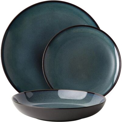 Lunasol - Elements Night Sky - Blau - Tafelgeschirr-Set Lunasol - Elements Night Sky - Blau - Tafelgeschirr-Set