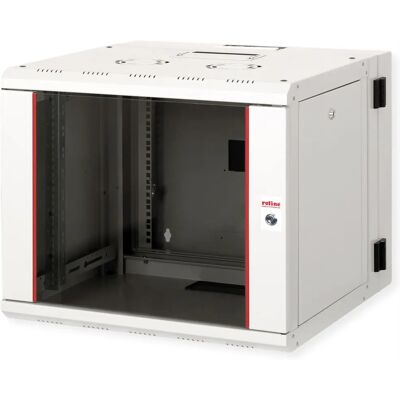 Roline 26.21.0011 Wandmontiertes 9U Rack-Gehäuse - Stahl Grau Roline 26.21.0011 Wandmontiertes 9U Rack-Gehäuse - Stahl Grau