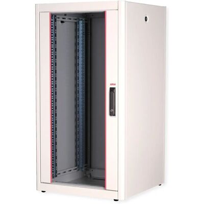 Roline 22U Rack Schrank - Stahl, Verstellbare Füße, Verriegelbare Tür Roline 22U Rack Schrank - Stahl, Verstellbare Füße, Verriegelbare Tür