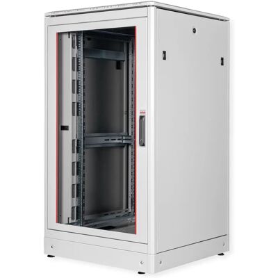 Roline 26U Rackschrank - 26U, Verstellbare Füsse, Glastür - Rack Cabinet Roline 26U Rackschrank - 26U, Verstellbare Füsse, Glastür - Rack Cabinet