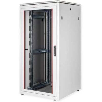Roline 26.21.0058 Rack-Schrank - 32U, Grau, Glastür Roline 26.21.0058 Rack-Schrank - 32U, Grau, Glastür