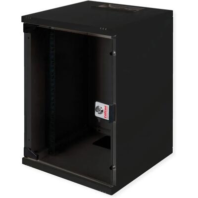 Roline 26.21.0194 Rack Cabinet 10U Wall Mount Black Roline 26.21.0194 Rack Cabinet 10U Wall Mount Black