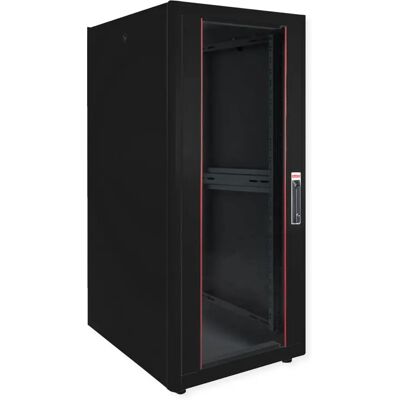 Roline 26.21.0206 Netzwerkschrank - 32U, Stahl, Schwarz Roline 26.21.0206 Netzwerkschrank - 32U, Stahl, Schwarz