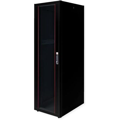 Roline 42U Stahlrack - 600x800mm, Schwarz - Netzwerkschrank Roline 42U Stahlrack - 600x800mm, Schwarz - Netzwerkschrank
