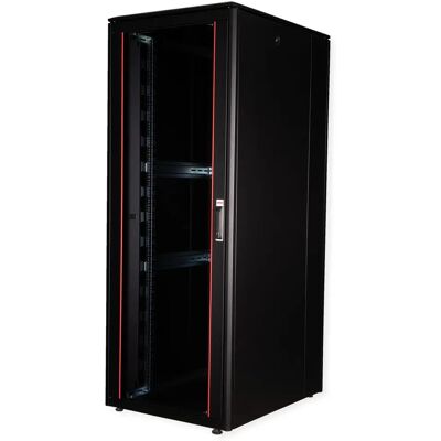 Roline 26.21.0233 42U Rack Schrank - Glastür, Verstellbare Füße Roline 26.21.0233 42U Rack Schrank - Glastür, Verstellbare Füße