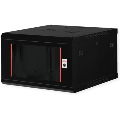 ROLINE 26.21.0289 Rack - Wandmontage, 6U, Schwarz ROLINE 26.21.0289 Rack - Wandmontage, 6U, Schwarz