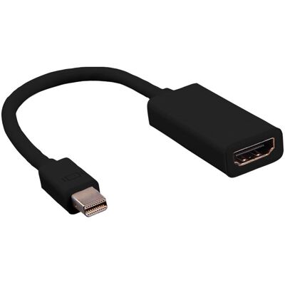 Value Mini-DisplayPort til HDMI - 0,15 m - Sort Value Mini-DisplayPort til HDMI - 0,15 m - Sort
