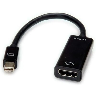VALUE Mini-Display / VGA Kabeladapter - Schwarz - Videokabeladapter VALUE Mini-Display / VGA Kabeladapter - Schwarz - Videokabeladapter