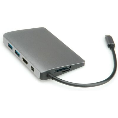Nilox ROLINE 12.02.1021 Laptop Dock - USB-C, MicroSD, 5 Gbit/s Nilox ROLINE 12.02.1021 Laptop Dock - USB-C, MicroSD, 5 Gbit/s