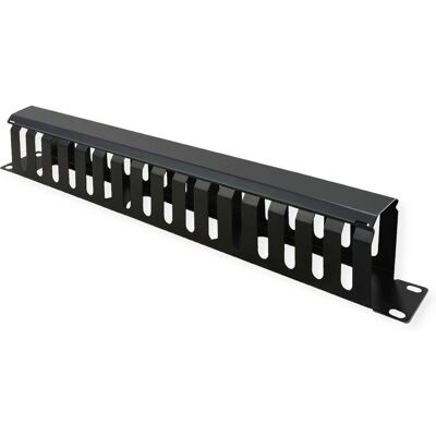 VALUE 26.99.0306 Schwarzer Kabelkanal 19" 1U VALUE 26.99.0306 Schwarzer Kabelkanal 19" 1U